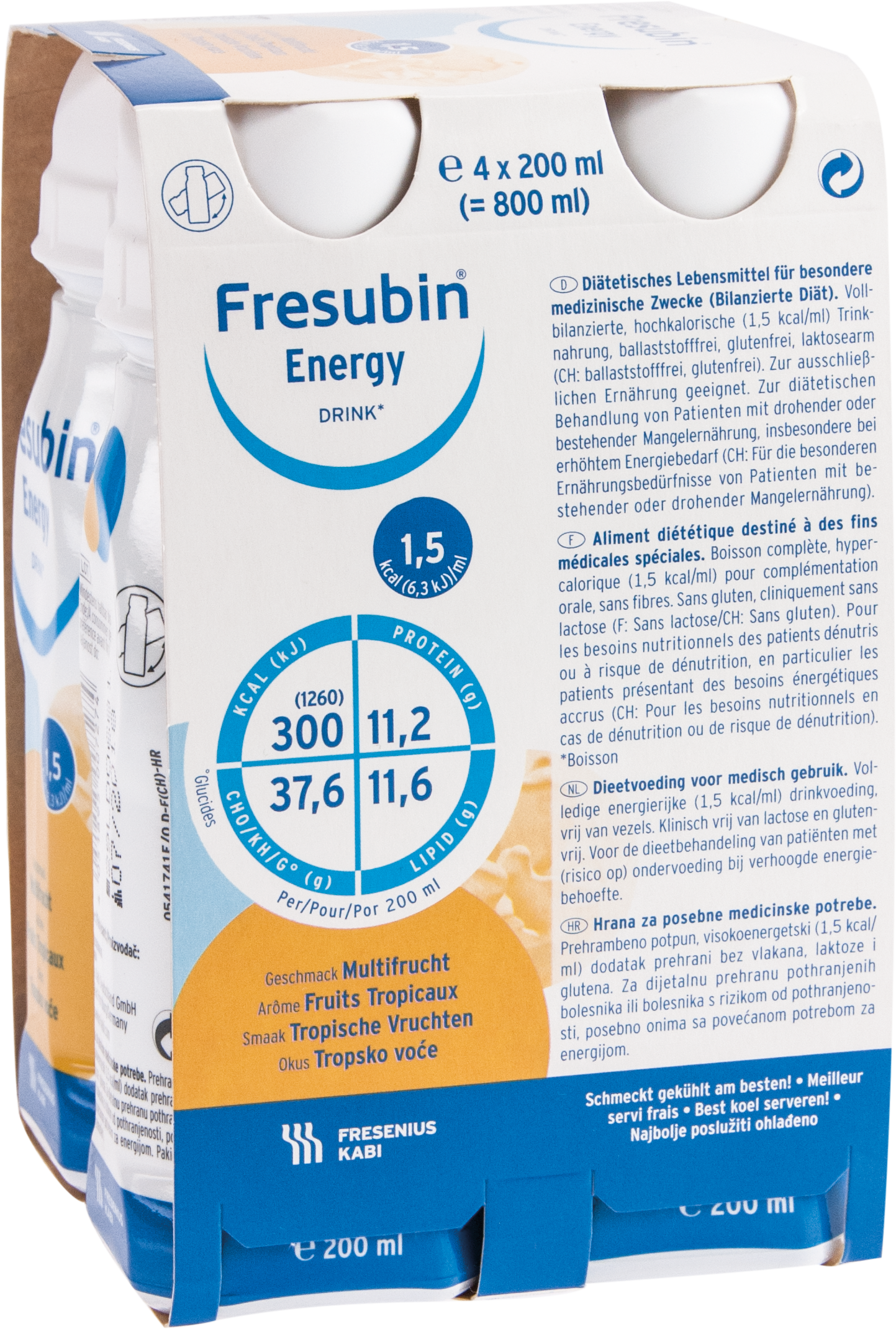 Fresubin energy DRINK Multifrucht Trinkflasche